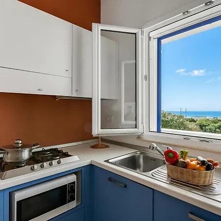 Appartamento Casa Vista Mare Climatizzata Vicino M603 Salve